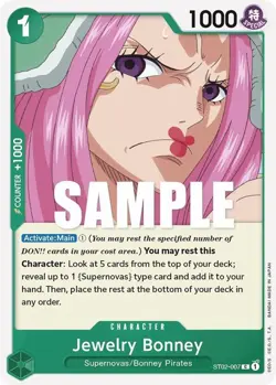 One Piece Jewelry Bonney (Revision) (ST02-007/33) Revision Pack Cards NM - Image 1