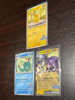 Pokemon day 2024 Illustration Contest 3 card set Feraligatr, Pikachu, Toxtricity - Image 2