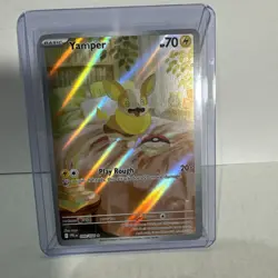 Pokemon TCG Pocket Game Yamper Full Art Holo Card 099/094 - Image 1