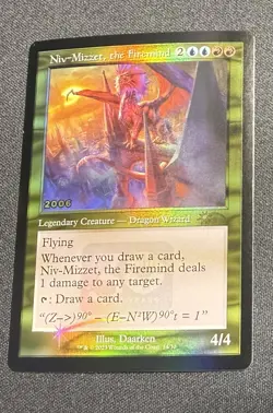 Magic the Gathering Niv-Mizzet, the Firemind 30th Anniversary Foil - Excellent - Image 1