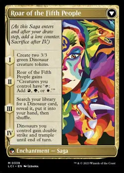 MTG Roar of the Fifth People (339/535) The Lost Caverns of Ixalan LP - Image 1