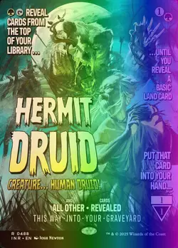 MTG Magic the Gathering Hermit Druid (488/612) Innistrad Remastered LP FOIL - Image 1