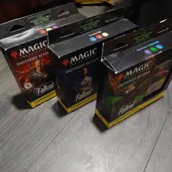 Magic: The Gathering Commander Deck - 3 Sets Fallout Decks Brand New Sealed - Image 2