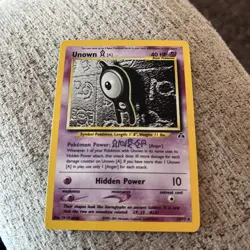 Pokemon TCG Unown [A] 14/75 Neo Discovery Holo Rare Unlimited NM/LP+ - Image 2