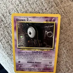 Pokemon TCG Unown [A] 14/75 Neo Discovery Holo Rare Unlimited NM/LP+ - Image 3