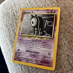 Pokemon TCG Unown [A] 14/75 Neo Discovery Holo Rare Unlimited NM/LP+ - Image 5