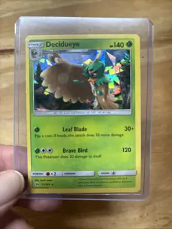Pokemon Decidueye Cracked Ice Holo 11/149 SUM Sun & Moon LP - Image 1
