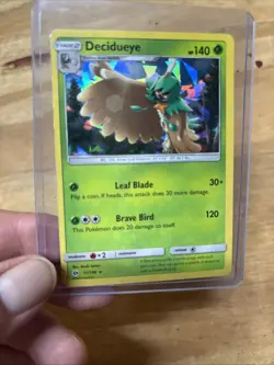 Pokemon Decidueye Cracked Ice Holo 11/149 SUM Sun & Moon LP - Image 2