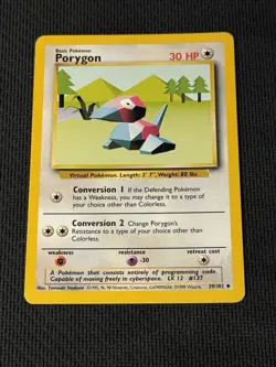 Porygon 39/102 - Pokemon Base Set Unlimited 3 - Image 1