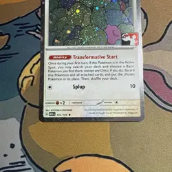 Pokemon Prize Pack Series 6 Ditto Stamped Foil Rare #132 Pokemon 151 MEW - Image 3