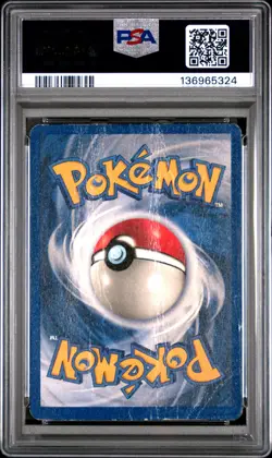 1999 POKEMON FOSSIL #4 DRAGONITE-HOLO PSA 1 - Image 2