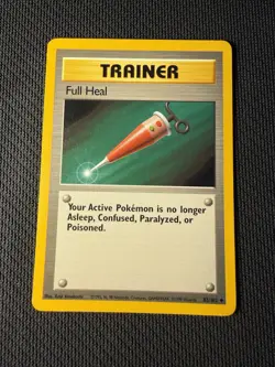 Full Heal 82/102 - Pokemon Base Set Unlimited LP 1 - Image 1