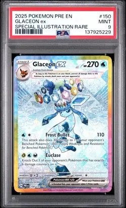 2025 POKEMON PRE EN-PRISMATIC EVOLUTIONS | SPECIAL ILLUSTRATION RARE PSA 9 MINT - Image 1