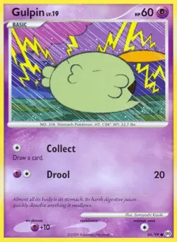 Pokemon Gulpin (66/117) Arceus LP REVERSE HOLO - Image 1