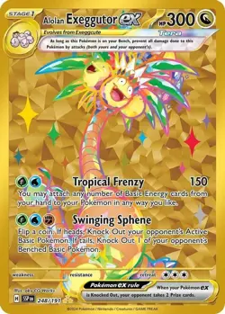 Pokemon Alolan Exeggutor ex (248/260) Surging Sparks LP HOLO - Image 1