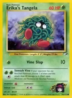 Pokemon Erika's Tangela (79/147) Gym Heroes LP - Image 1