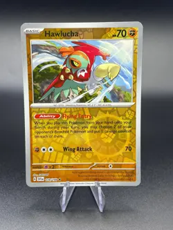 Pokemon TCG - Hawlucha Reverse Holo Rare - Scarlet & Violet 118/198 - Image 1