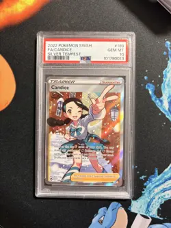 Candice 189/195 PSA 10 GEM MT - Silver Tempest - Pokemon TCG - Image 1