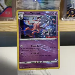 HISUIAN ZOROARK 2022 POKEMON LOST ORIGIN SEALED GAMESTOP STAMP 076/196 - Image 3