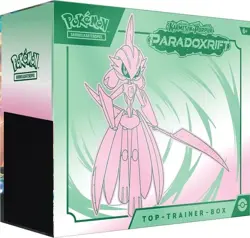 Pokemon Karmesine & Purple Paradoxrift Top Trainer Box Iron Warrior - GERMAN - Image 1