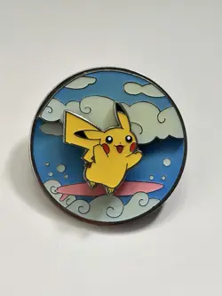 Pokemon Flying & Surfing Pikachu Collector’s Pin Celebrations 25th Anniversary - Image 1