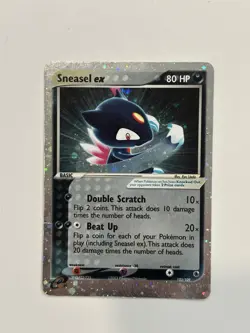 Pokemon Sneasel ex EX Ruby & Sapphire 103/109 Ultra Rare Holo 80 HP 2003 - Image 1