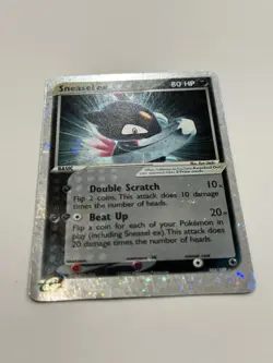 Pokemon Sneasel ex EX Ruby & Sapphire 103/109 Ultra Rare Holo 80 HP 2003 - Image 2