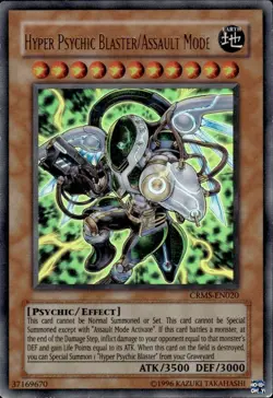 HYPER PSYCHIC BLASTER/ASSAULT MODE CRMS-EN020 YUGIOH - Image 1