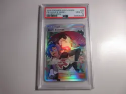 PSA 10 Jessie & James Full Art Hidden Fates Pokemon Card - Image 1