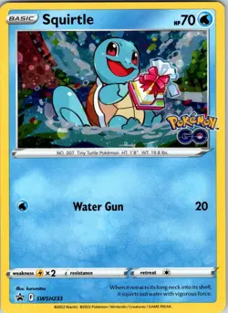 Squirtle - SWSH233 SWSH: Sword & Shield Promo Cards Pokemon TCG NM Holo - Image 1