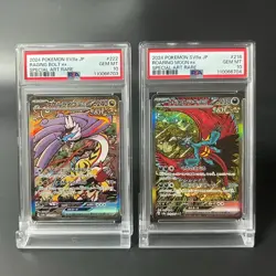 PSA 10 Roaring Bolt Raging Moon ex SAR Set Terastal sv8a Pokemon Card Japanese - Image 4