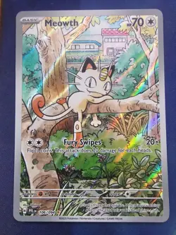 Meowth 106/094 Phantasmal Flames English Pokemon Card TCG - Image 1