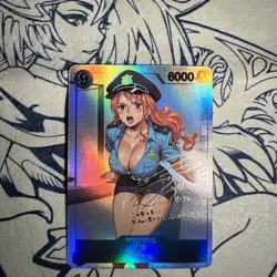 ONE PIECE Nami Sexy Goddess Waifu Anime Doujin Card Signature Card - Image 1