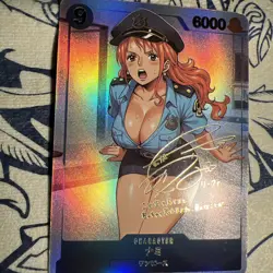 ONE PIECE Nami Sexy Goddess Waifu Anime Doujin Card Signature Card - Image 2