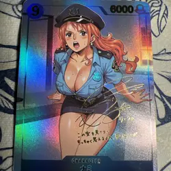 ONE PIECE Nami Sexy Goddess Waifu Anime Doujin Card Signature Card - Image 4