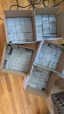 30000+ Magic: The Gathering cards MTG Bulk Large Flat Rate Box X5 - Image 1