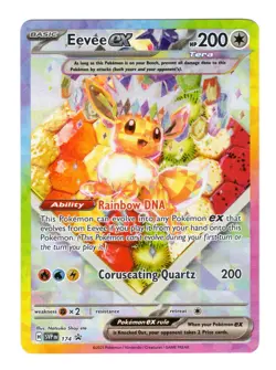 Eevee ex Pokemon Scarlet & Violet Black Star Promo 174 Pokemon Card NM - Image 1