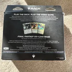 FFVII Video Game Edition Limit Break Commander Deck Final Fantasy FIN MTG - Image 2