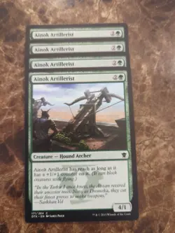 (4) Ainok Artillerist *PLAYSET* NM MTG Dragons of Tarkir Regular - Image 1