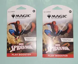 Magic: The Gathering Marvel "Spider-Man" Play Boosters (2) *SEALED~BRAND NEW* - Image 1