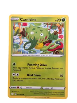 New: 2023 Pokemon TCG Carnivine 012 Crown Zenith Regular Uncommon - Image 1