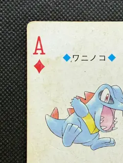 Pokemon Totodile Ace of Diamonds Gold Deck Ho-oh Playing Card Poker Nintendo - Image 3