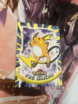 1999 Pokemon TV Animation Series 1 Raichu #26 - Blue Logo - NM - Image 1