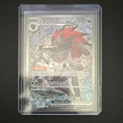 Pokemon N's Zoroark EX 286/217 SIR Ascended Heroes Full Art Holo 280 HP TCG - Image 2