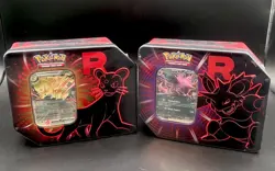 Pokemon TCG Team Rocket Tin Bundle - Nidoking Ex & Persian Ex New Sealed‼ - Image 1