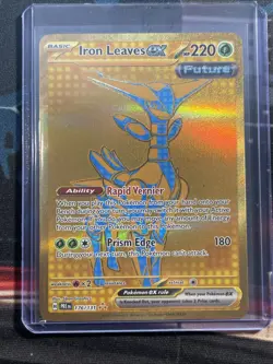 Pokemon TCG Iron Leaves EX Gold 176/131 Prismatic Evolutions M/NM - Image 2