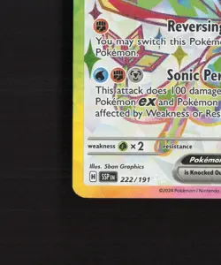 Flygon ex 222/191 Surging Sparks Full Art Ultra Rare Holo Pokemon Card NM - Image 5