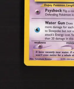 Slowpoke 73/111 Neo Genesis Common Pokemon Card LP+ - Image 5