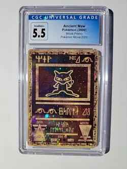 Ancient Mew Holo-Pokemon 2000 Movie Promo CGC 5.5 - Image 1