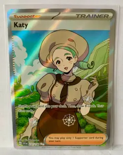 Katy 237/198 Full Art Ultra Rare Card -Scarlet & Violet Set - Pokemon TCG - NM - Image 1